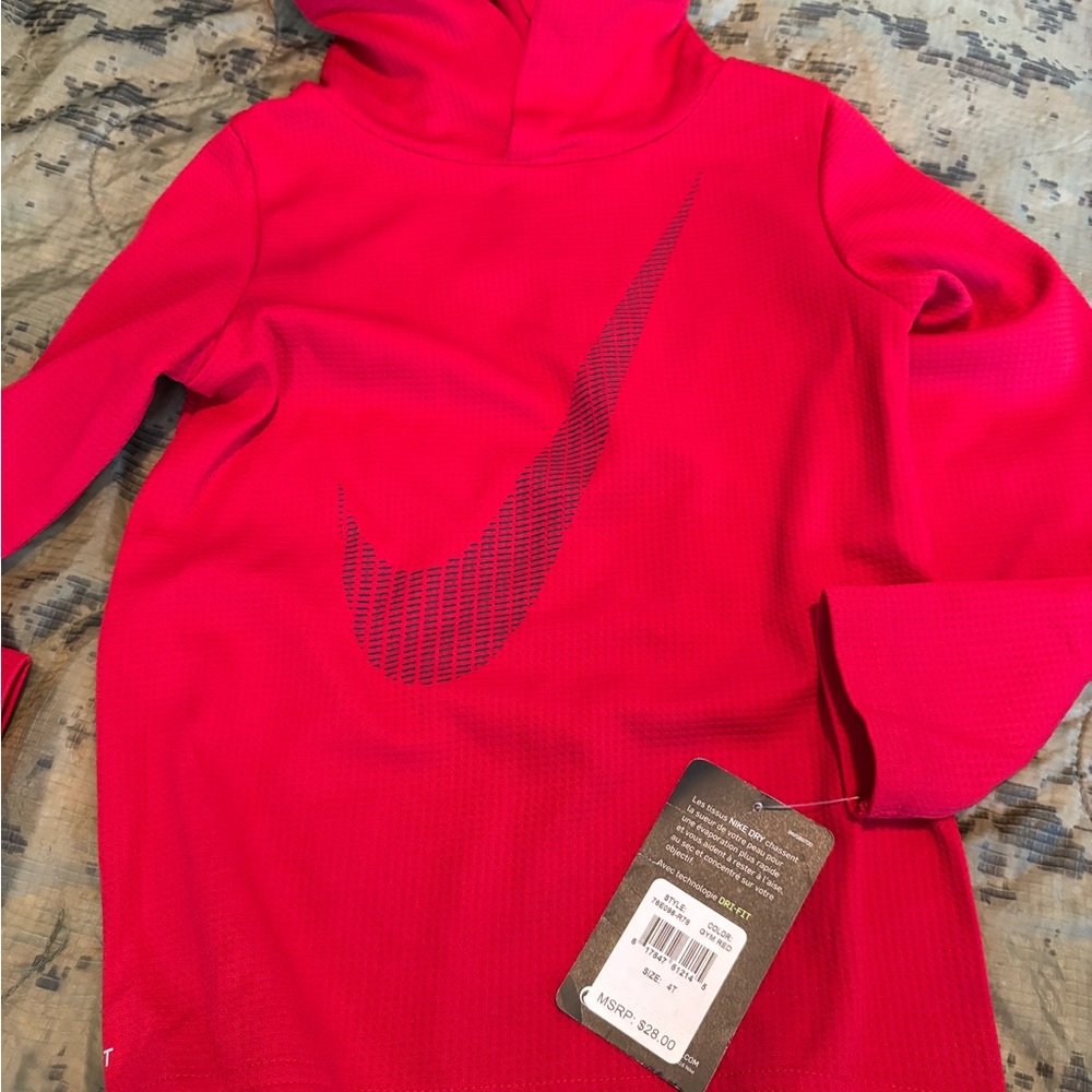 Nike Gym Red Dri-FIT Hoodie